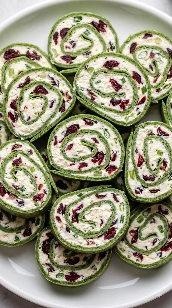 Cranberry Feta Pinwheels