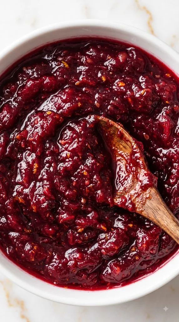 Orange Amaretto Cranberry Sauce