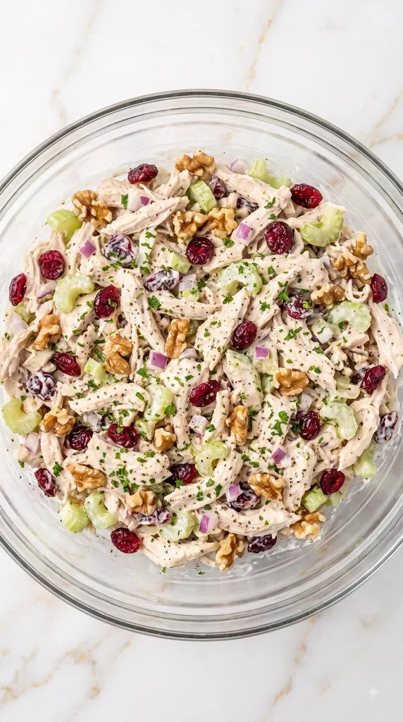 Cranberry Walnut Chicken Salad