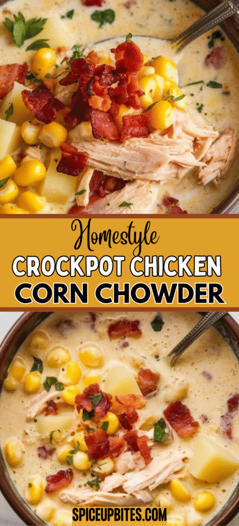 Crockpot Chicken Corn Chowder