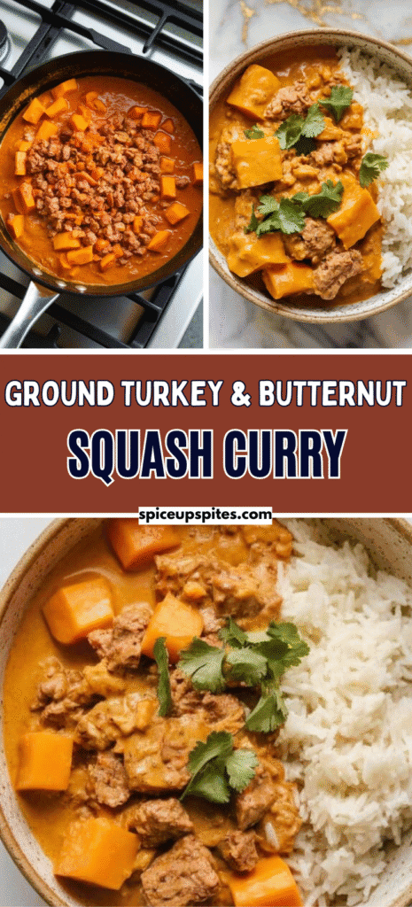Ground Turkey & Butternut Squash Curry