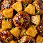 Pineapple Teriyaki Turkey Meatballs