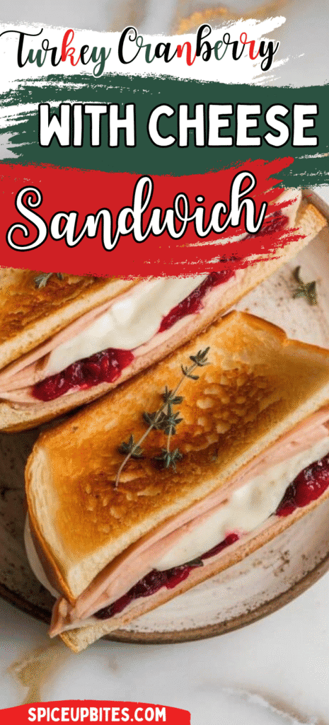 Turkey, Cranberry & Cheese Sandwich