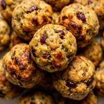 Turkey Cranberry Stuffing Balls