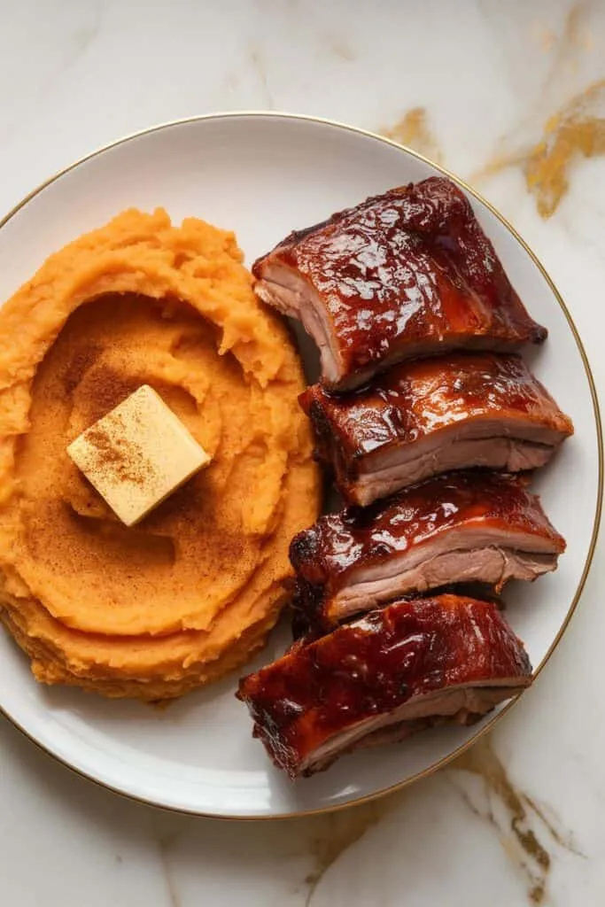Brown Sugar Cinnamon Mashed Sweet Potatoes