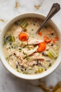 Crockpot Chicken Wild Rice Soup