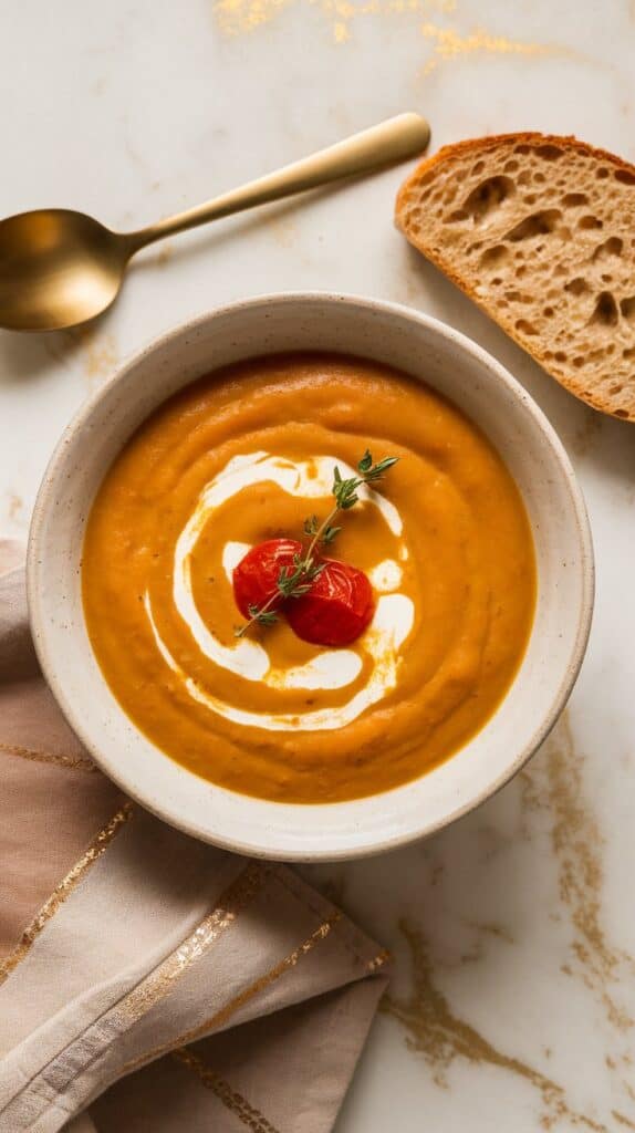 Roasted Pumpkin & Tomato Soup