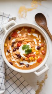 Crock Pot Creamy Chicken Taco Soup