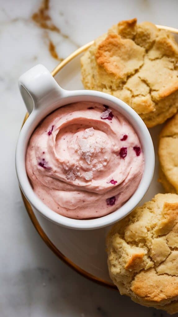 Whipped Cranberry Honey Butter with Sea Salt