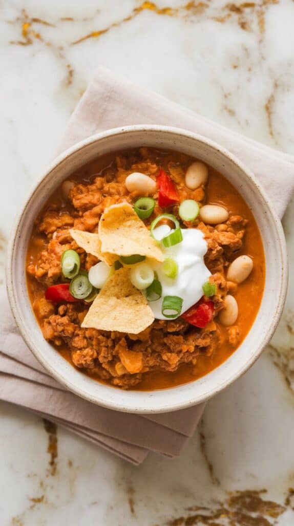 Turkey Pumpkin & White Bean Chili