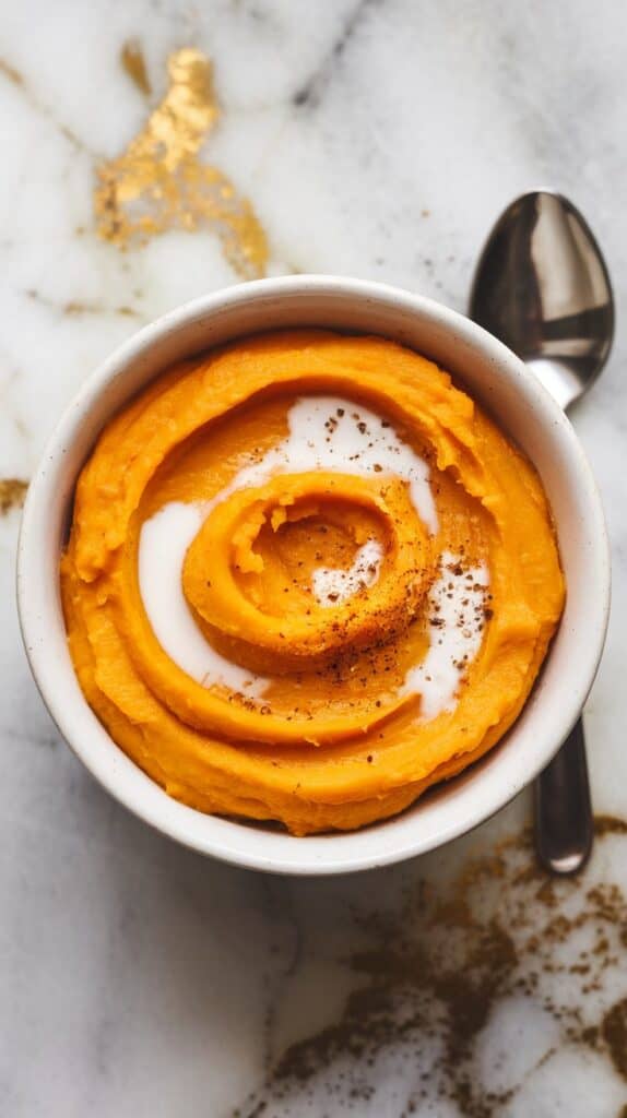 Mashed Butternut Squash with Coconut Milk