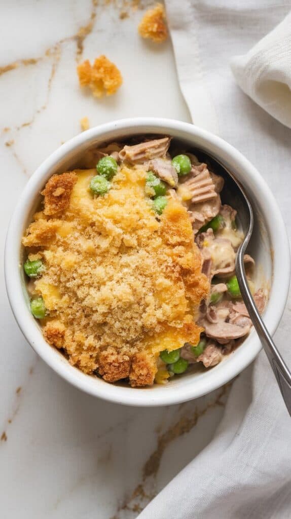 Crunch-Topped Tuna Noodle Casserole