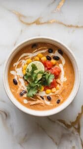 Crock Pot Creamy Chicken Taco Soup