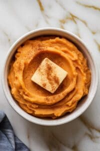 Brown Sugar Cinnamon Mashed Sweet Potatoes