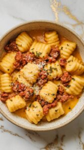 Creamy Butternut Squash Gnocchi with Sausage