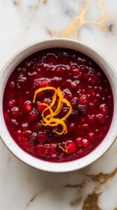 Slow Cooker Cranberry Sauce with Fresh Orange Zest