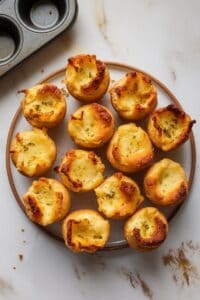 Parmesan Mashed Potato Puffs in Muffin Tins