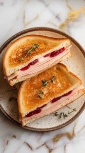 Turkey, Cranberry & Cheese Sandwich
