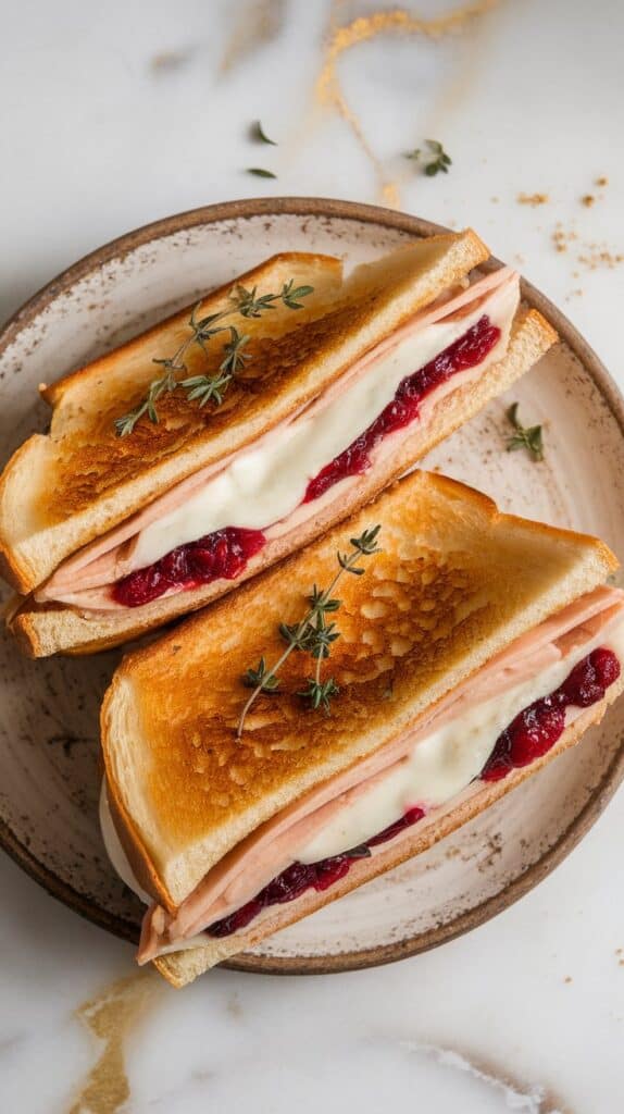 Turkey, Cranberry & Cheese Sandwich