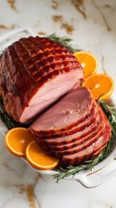 Holiday Ham with Brown Sugar Cranberry Glaze