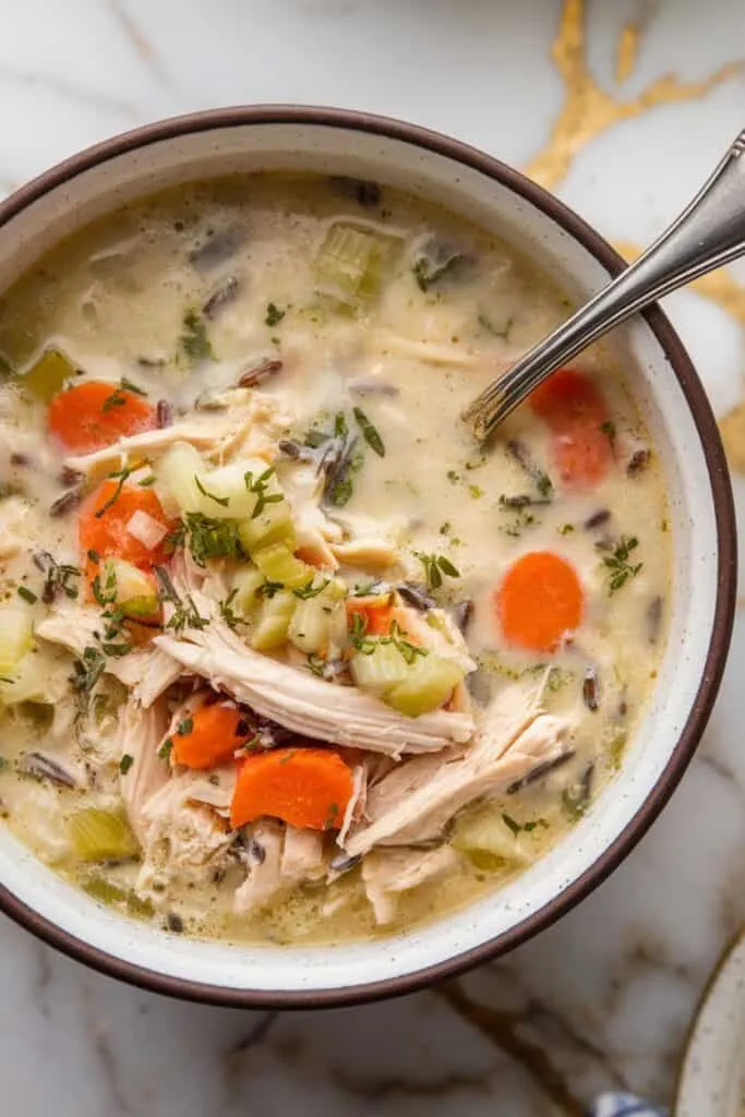 Crockpot Chicken Wild Rice Soup