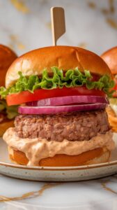 Spicy Chipotle Turkey Burgers