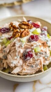 Cranberry Walnut Chicken Salad with Greek Yogurt Dressing