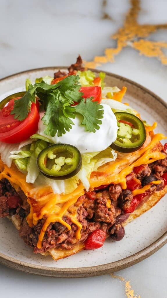 Spicy Jalapeño Taco Hashbrown Casserole