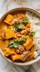 Ground Turkey & Butternut Squash Curry