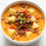 Crockpot Bacon Cheeseburger Soup