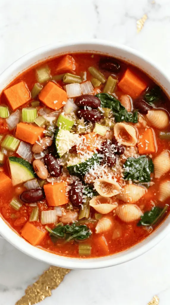 Slow Cooker Olive Garden Minestrone Soup