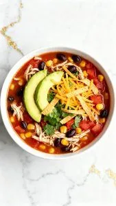 Crockpot Chicken Taco Soup