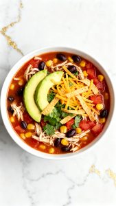 Crockpot Chicken Taco Soup