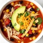 Crockpot Chicken Taco Soup