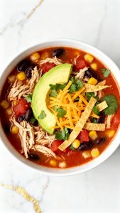 Crockpot Chicken Taco Soup