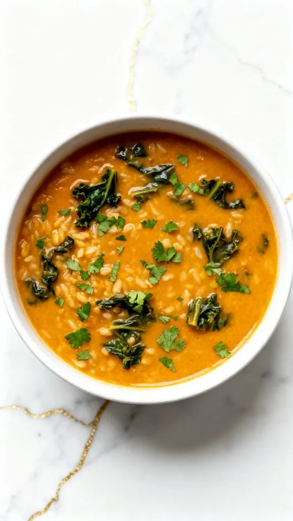 Vegan Pumpkin Wild Rice Soup