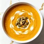 Roasted Butternut Squash & Apple Soup