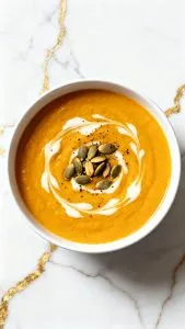 Roasted Butternut Squash & Apple Soup