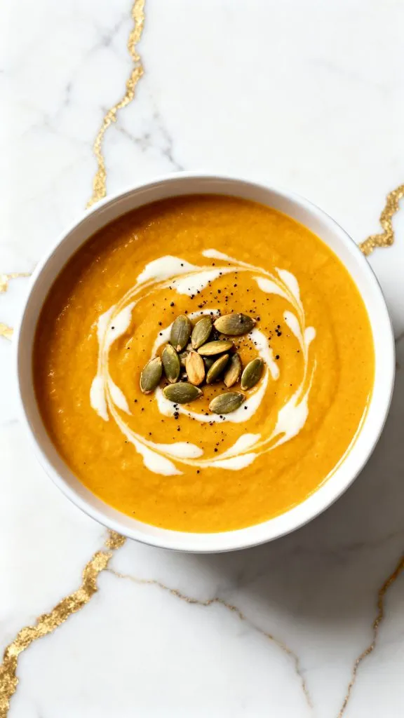 Roasted Butternut Squash & Apple Soup