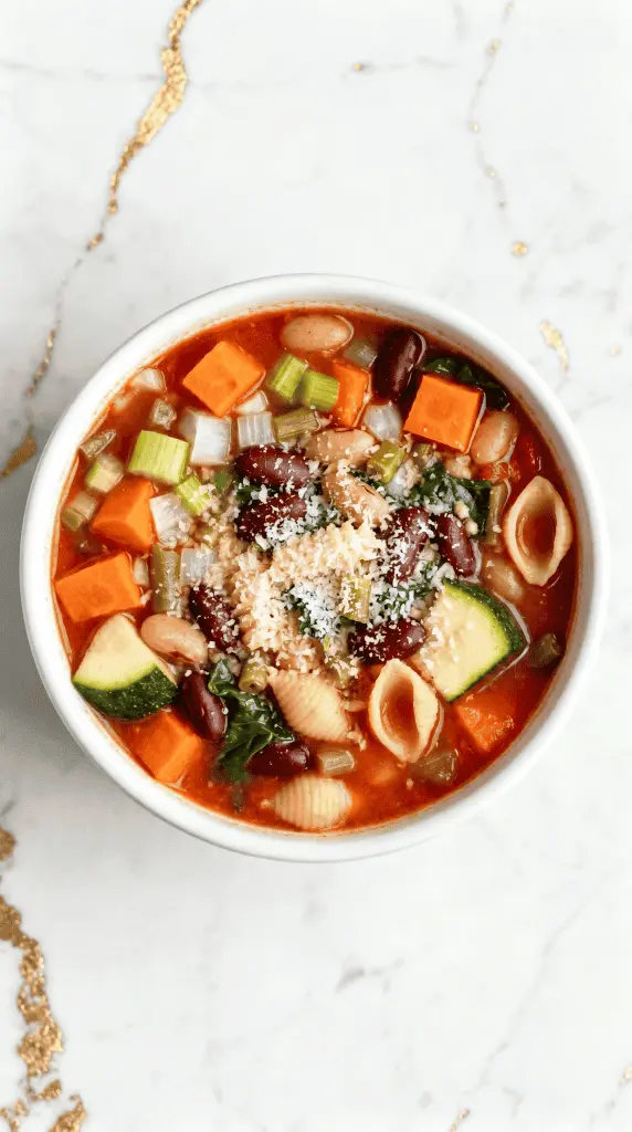 Slow Cooker Olive Garden Minestrone Soup