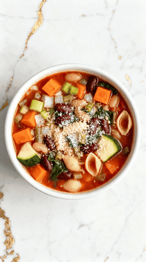 Slow Cooker Olive Garden Minestrone Soup