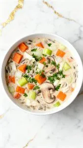 Crockpot Chicken Wild Rice Soup