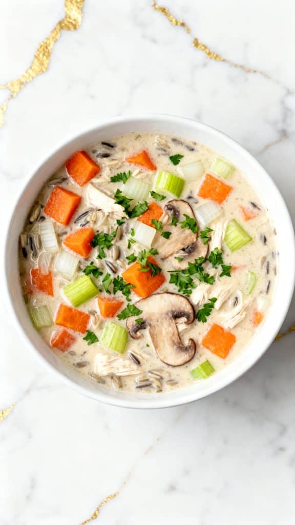 Crockpot Chicken Wild Rice Soup