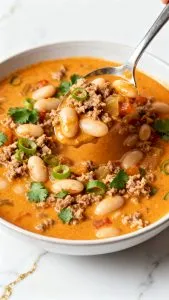 Turkey Pumpkin White Bean Chili