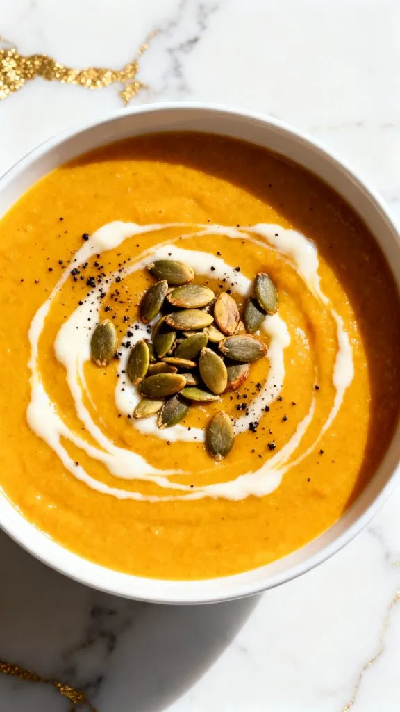 Roasted Butternut Squash & Apple Soup