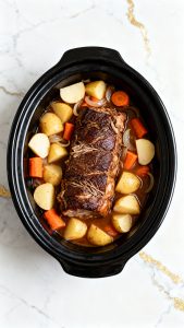 Slow Cooker Pork Tenderloin With Root Vegetables