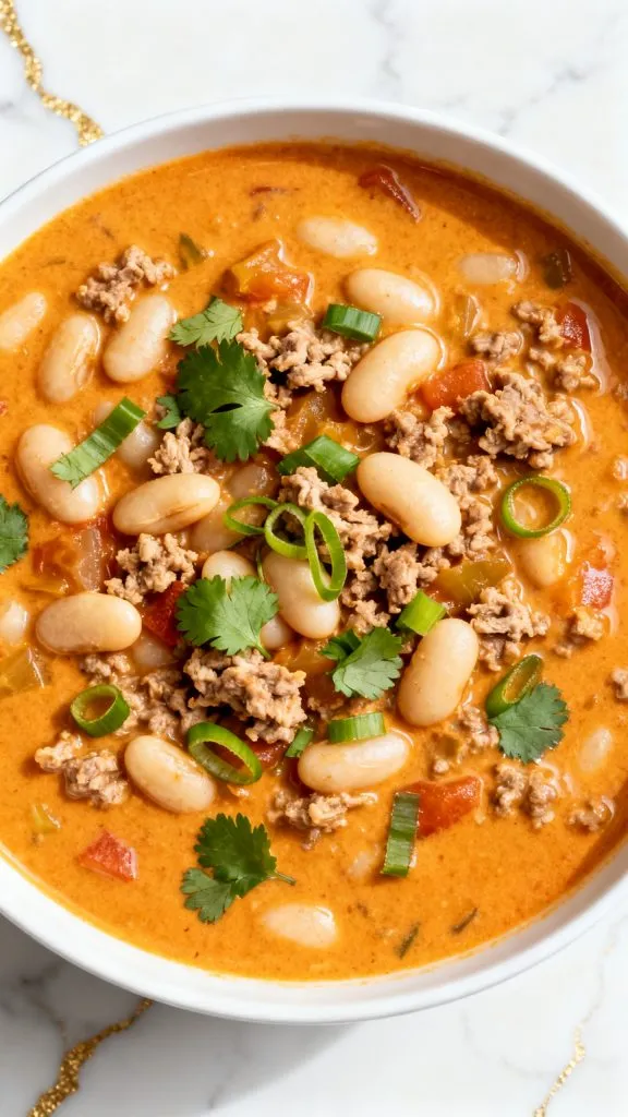 Turkey Pumpkin White Bean Chili