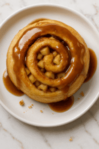 Apple Cinnamon Rolls with Brown Butter Maple Icing