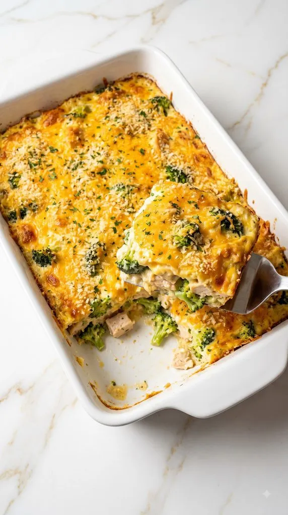 Cottage Cheese & Broccoli Chicken Casserole