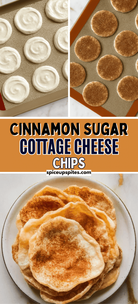 Cinnamon Sugar Cottage Cheese Chips